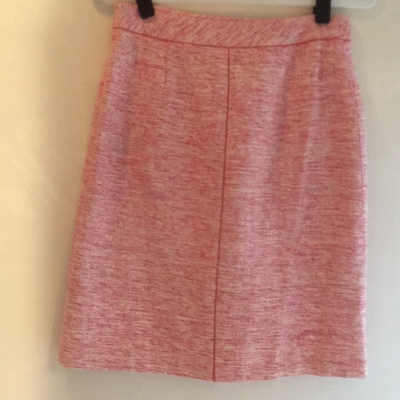 Ann Taylor Silk Pink Tweed Skirt - Picture 3 of 5
